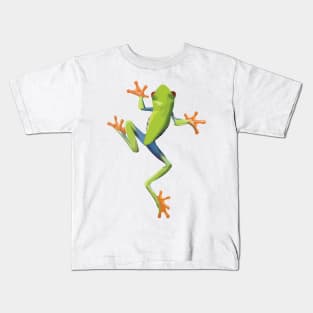 Greenery tree-frog Kids T-Shirt